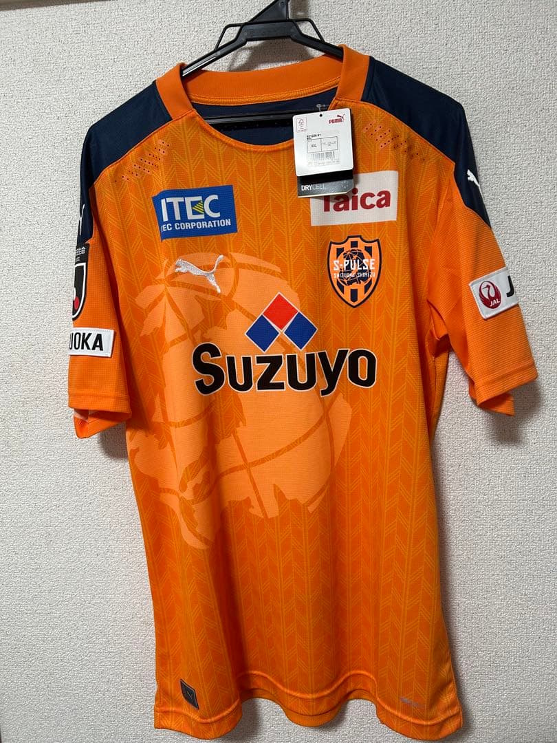 清水エスパルスユニフォーム2020モデルホーム＆サードXXL オレンジ　ネイビー PUMA 清水エスパルス 2020 ユニフォーム ホーム 半袖 オーセンティック