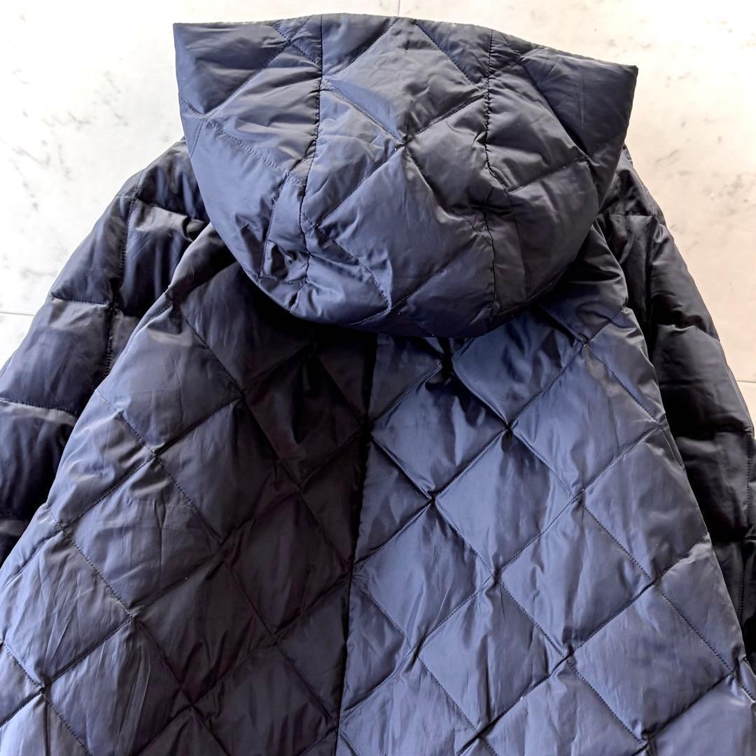 美品 トゥモローランドコレクション リナイロン フーデッドダウン