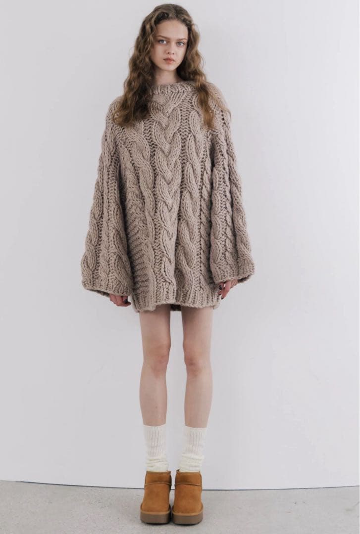 【試着のみタグ付】THE TOÉ Marais Handmade Knit Marais Handmade Knit – THE TOÉ