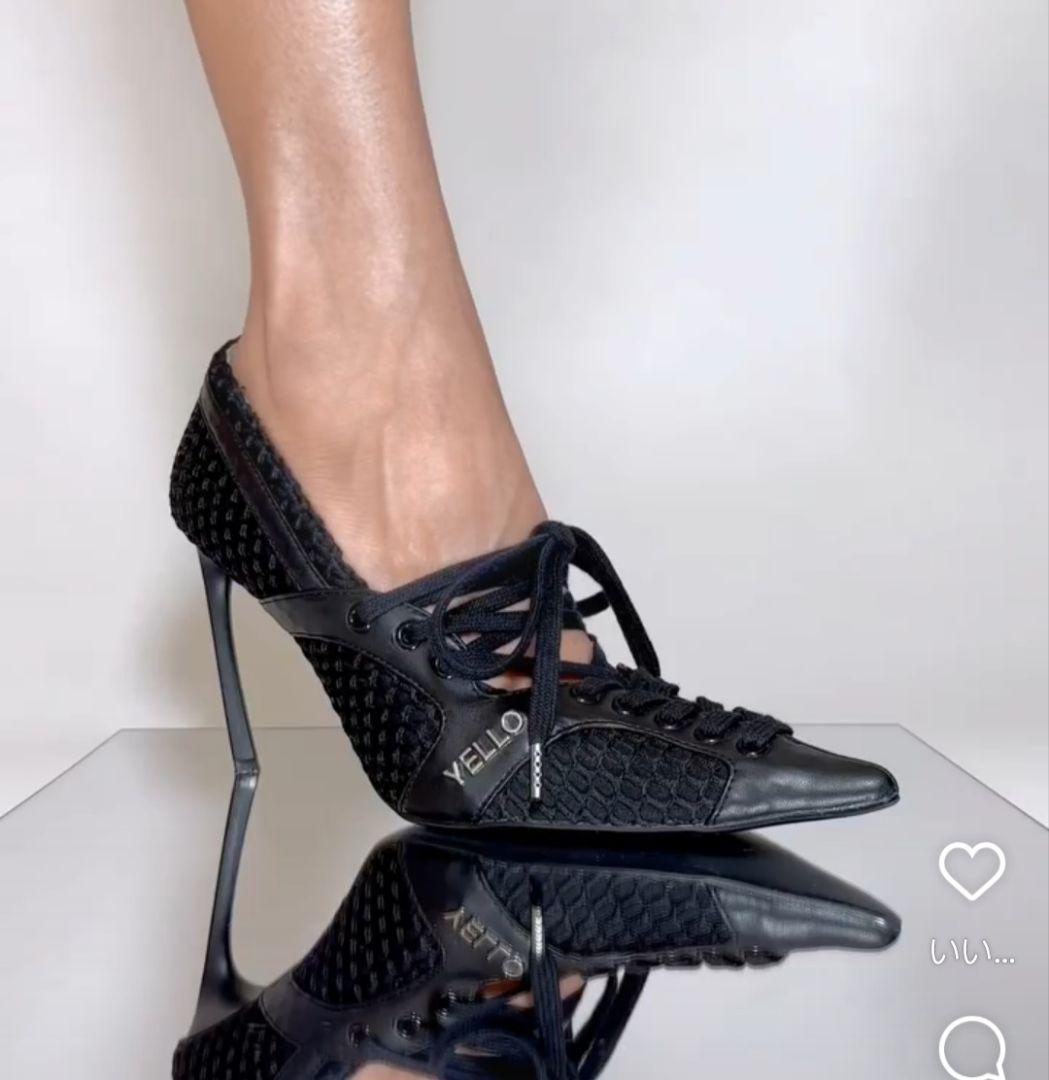 yello SHOOTER SNEAKER HEELS