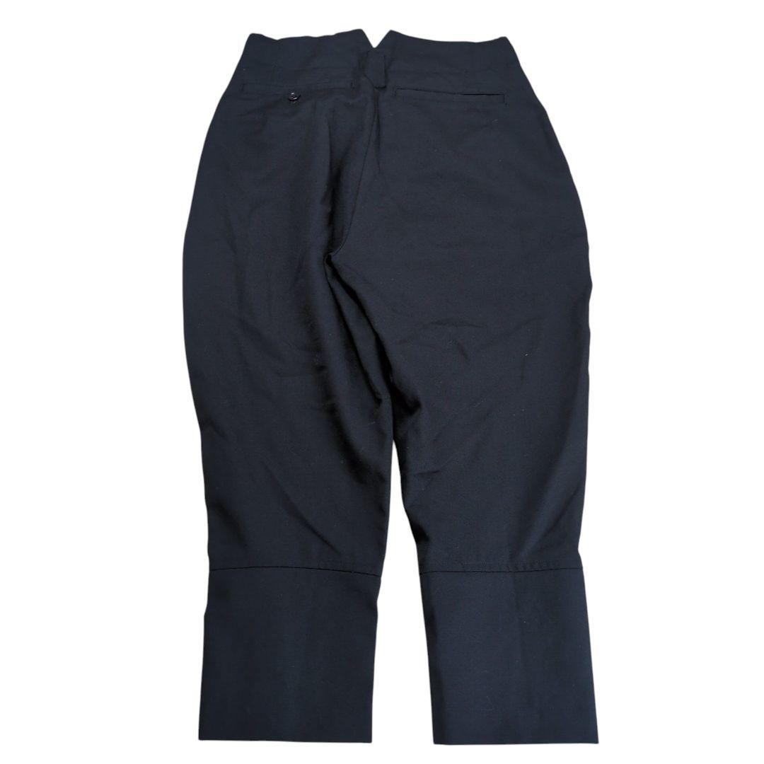 美品】ブラックコムデギャルソン 裾ボタン 寅壱 ウールパンツ - メルカリ