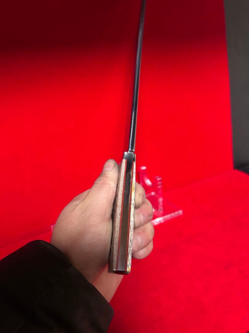 01580 鉈 剣鉈 先丸型 片刃 刃文綺麗 切味抜群 玉鋼