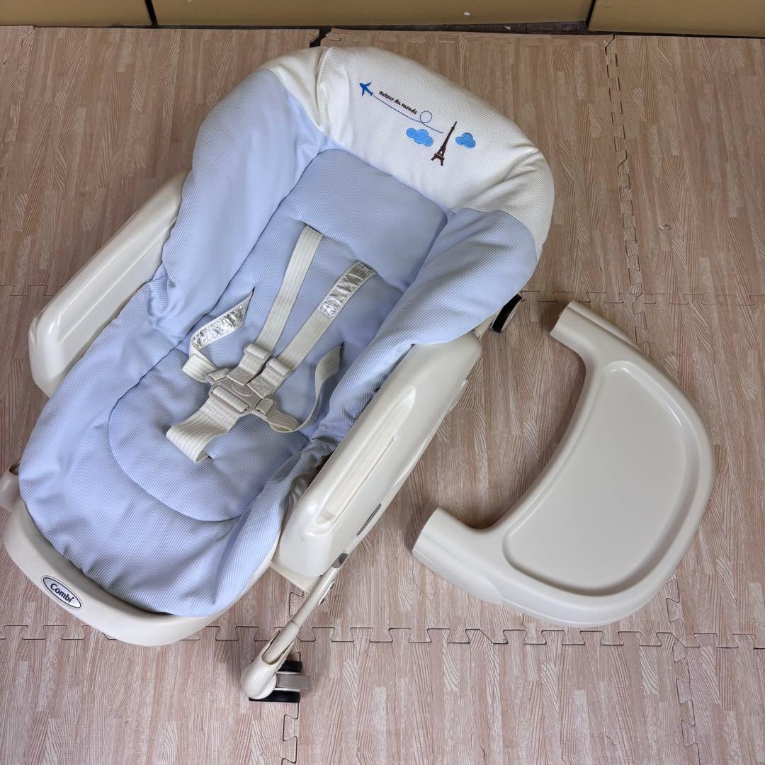 極上クリーニング済 ☆美品☆ コンビ ハイローベッド＆チェア ネムリラ