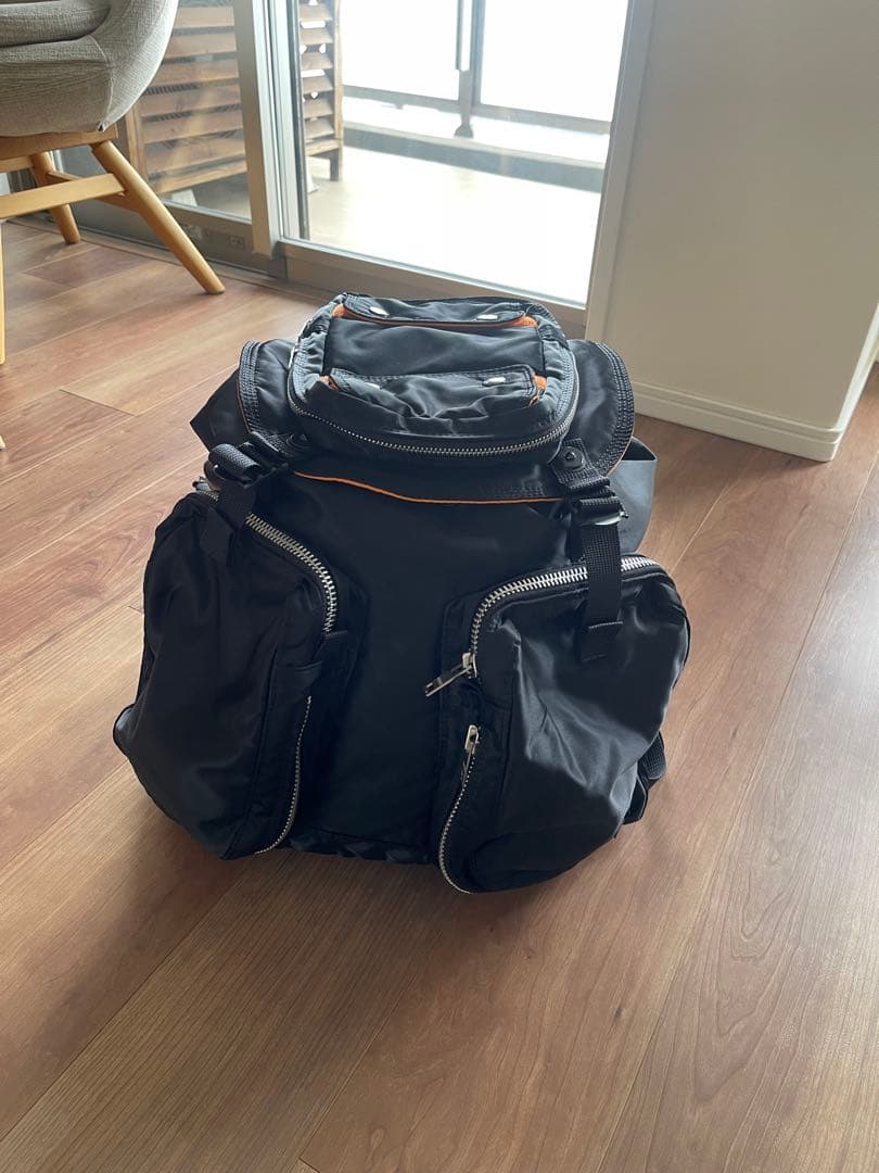 廃盤モデル　ポーター タンカー バックパック XL ブラック 巾着型 22L TANKER BACKPACK XL-タンカーバックパックXL-PORTER（ポーター）通販
