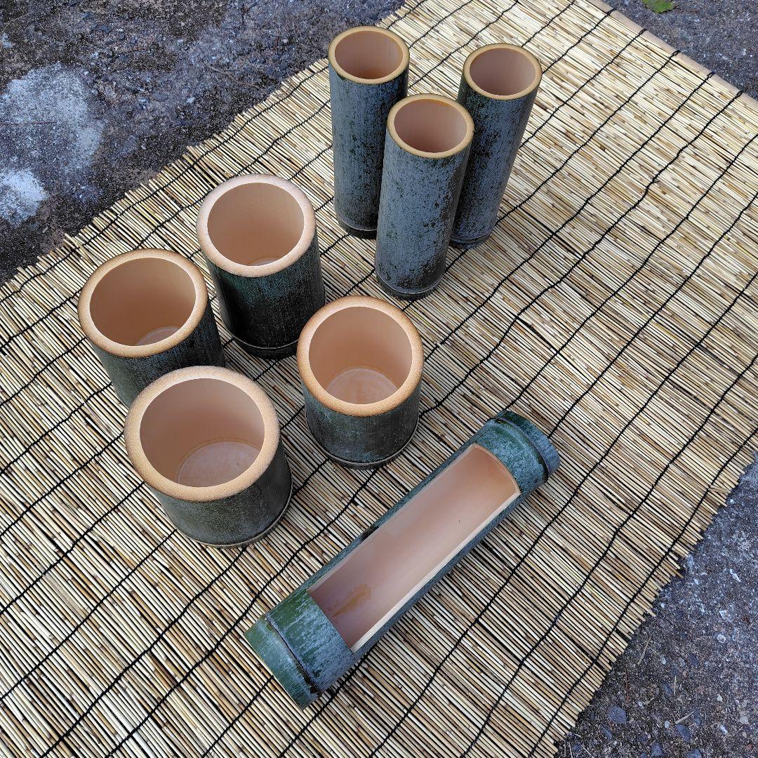 お花の子様「専用画面」香川県産→ 孟宗竹 （お正月用セット）花器