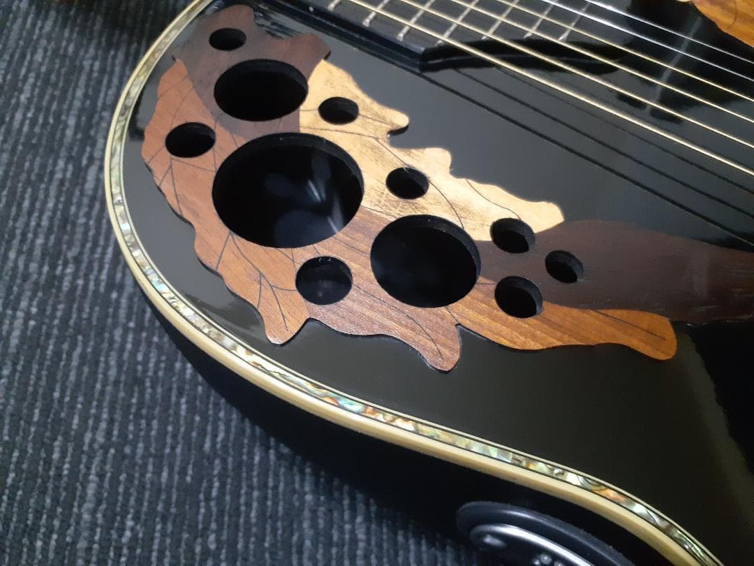 Ovation CU247 上位機種OP30搭載 指板エボニー染色 エレアコ - メルカリ