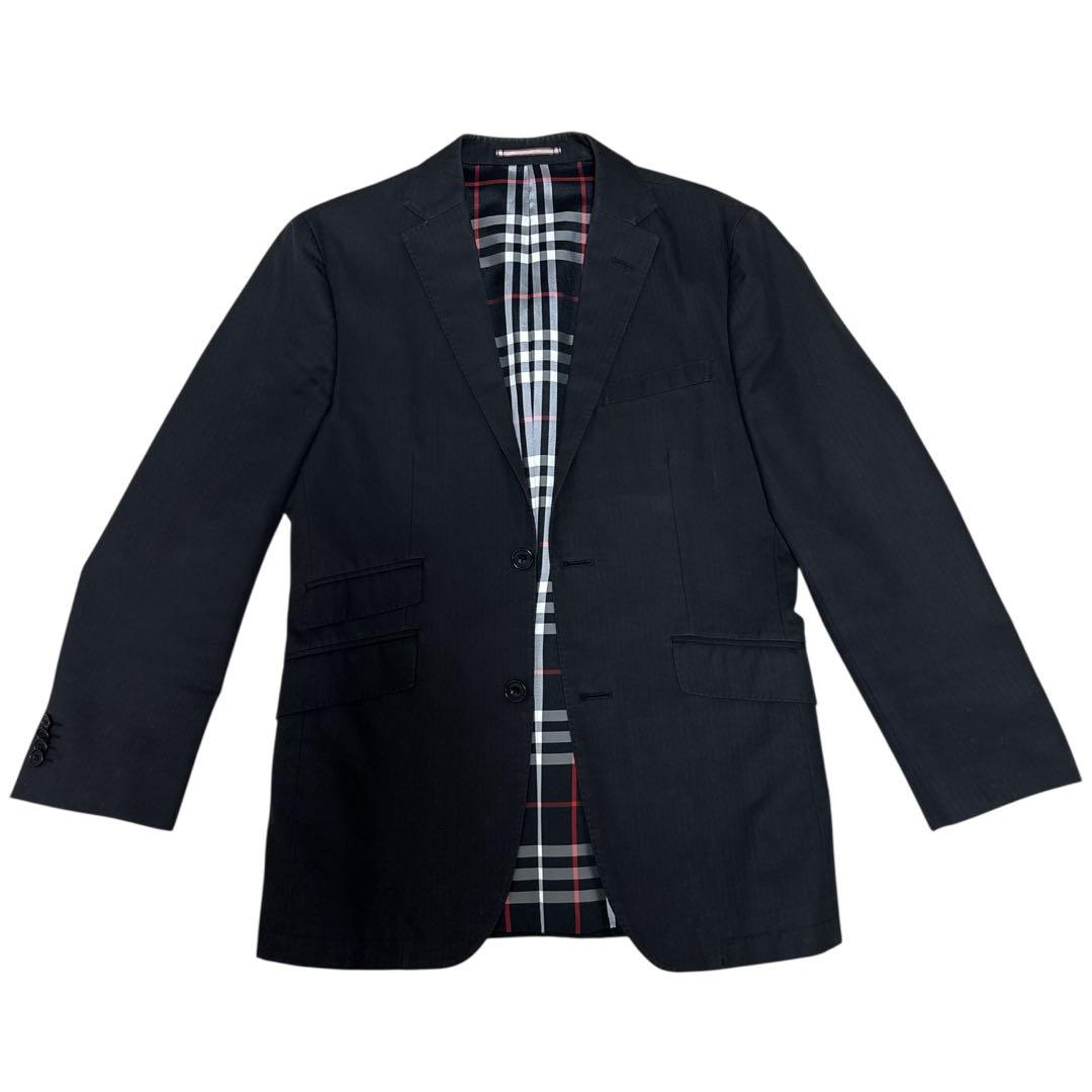 美品 バーバリーブラックレーベル テーラードジャケット S 黒 ノバ