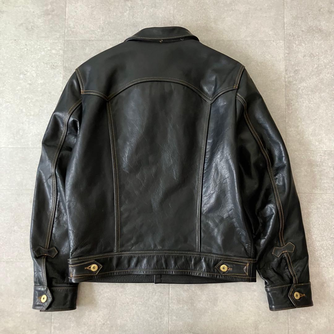 STARKE HAUT ホースハイド レザー トラッカージャケット/L - メルカリ