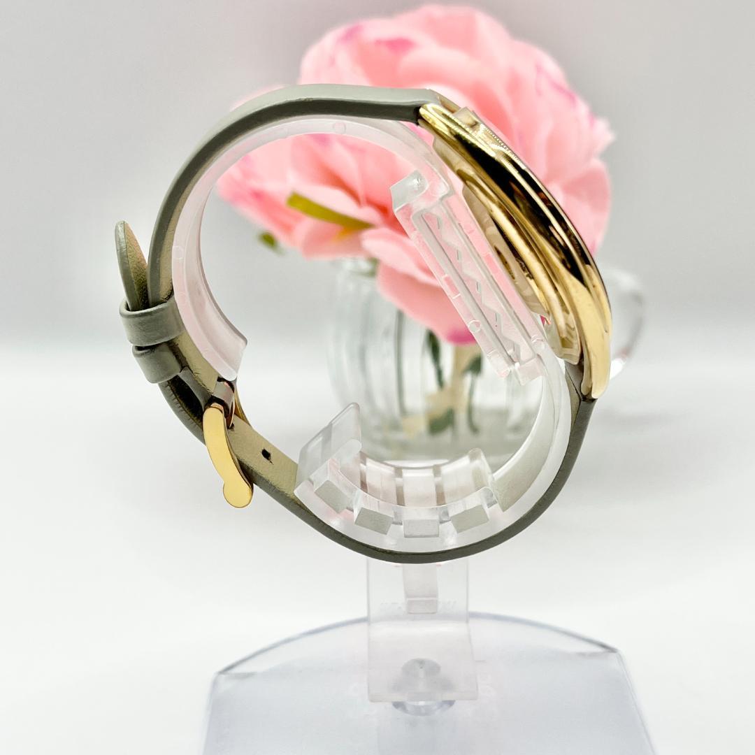 《稼働品》スワロフスキー★クォーツ 腕時計★クリスタルライン★レディース