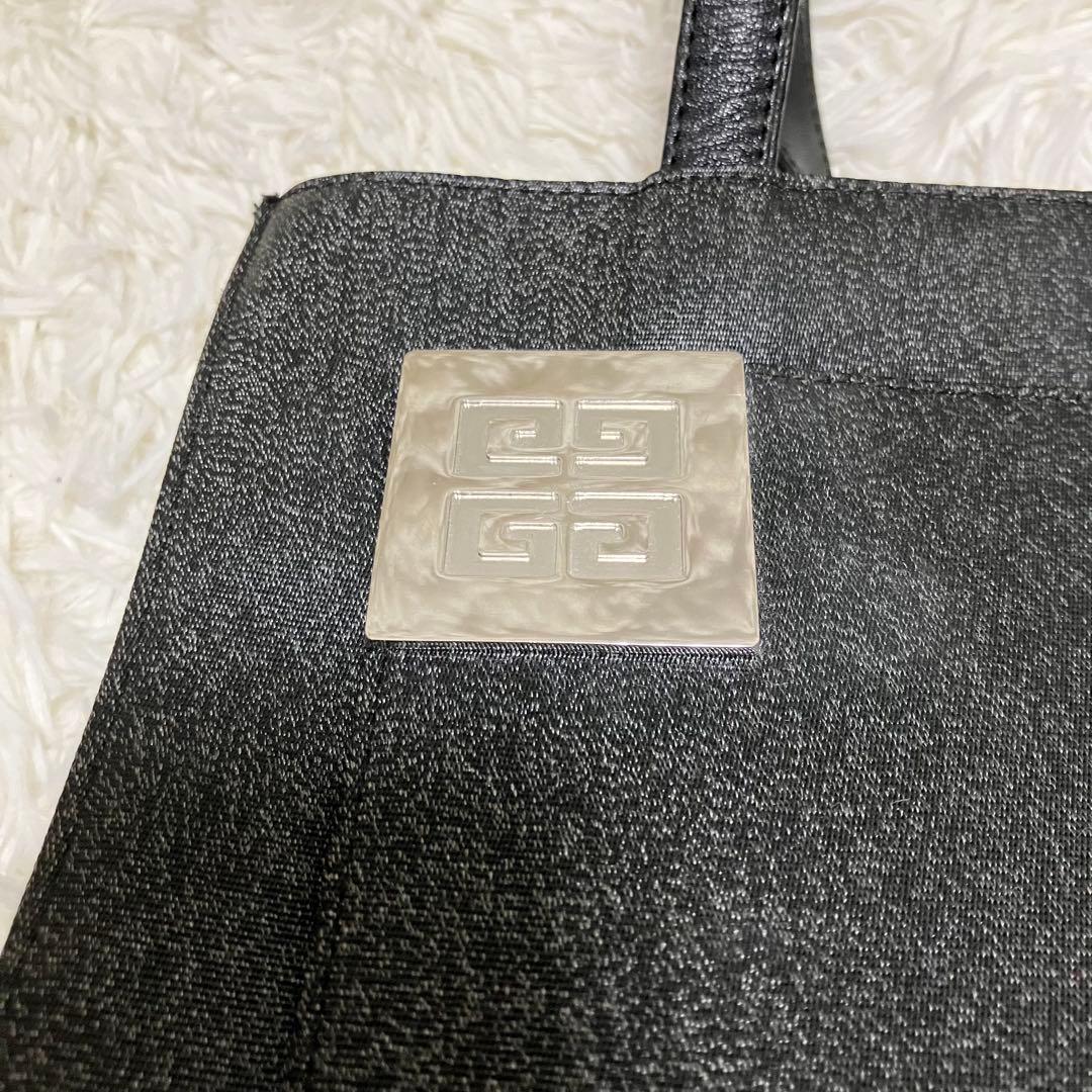 GIVENCHY トートバッグ 4Gロゴ 肩掛け シルバー金具 牛革 黒 - メルカリ