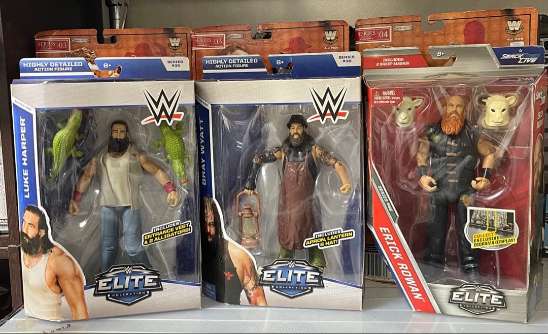 李*国様 WWE ワイアットファミリー WWE Wyatt Family 3 Pack Exclusive Figure Set Luke Harper Bray