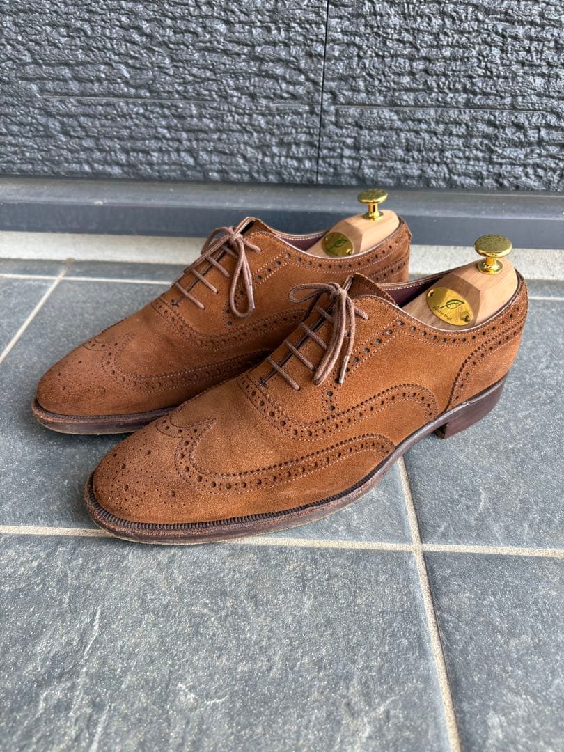 本日売り切り限定値引き中リーガルREGAL スエード茶色オーダー革靴26.5cm REGAL（リーガル） スエード 靴 米国ブラウン社技術提携モデル