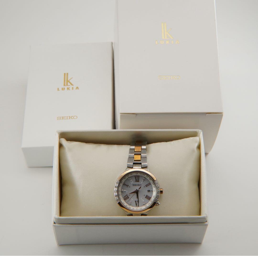 回路検査済】SEIKO セイコー ルキア 限定1500本 ソーラー 電波腕時計