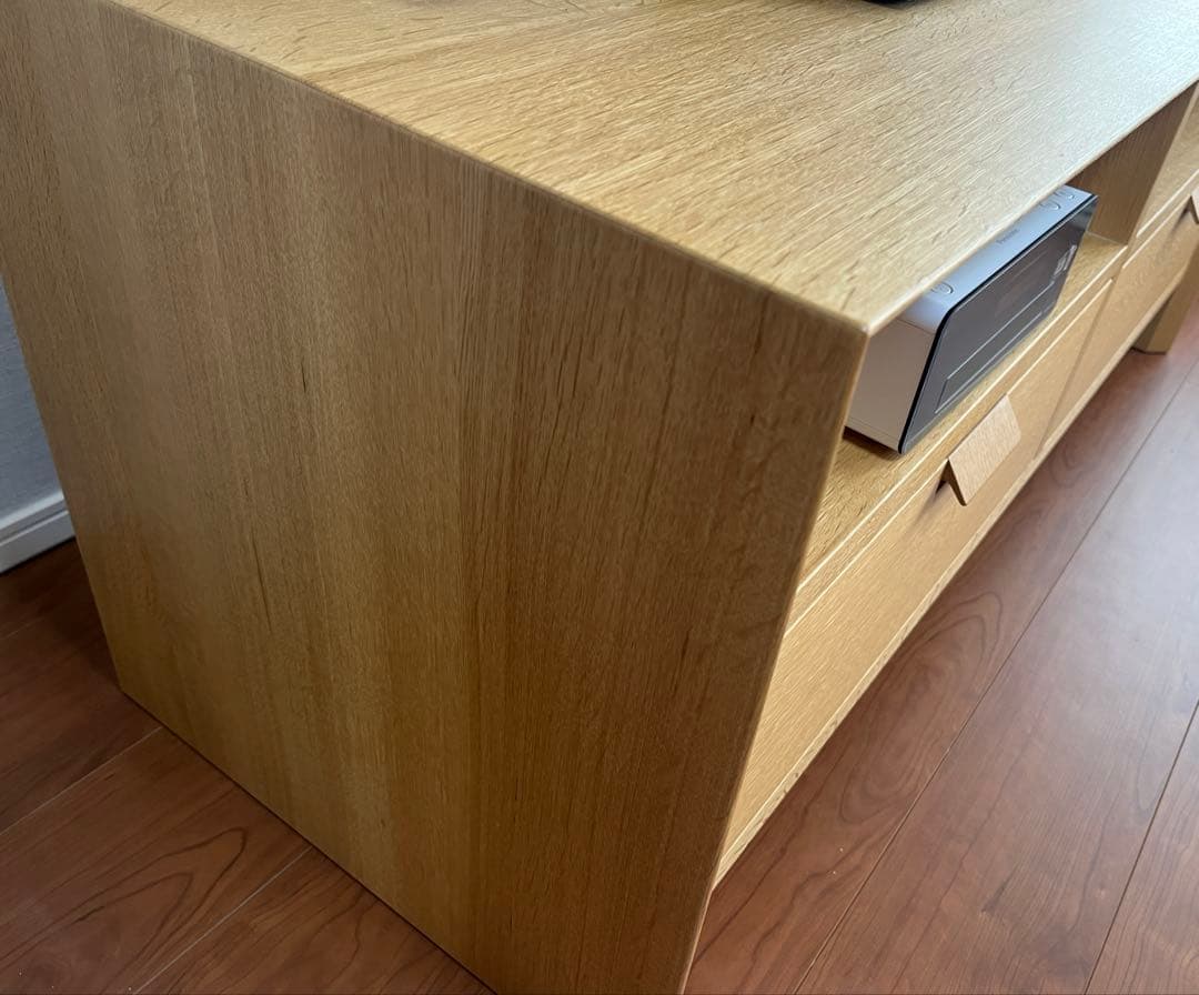 処分！【家具蔵KAGURA 無垢材テレビ台 120cm モダンデザイン】