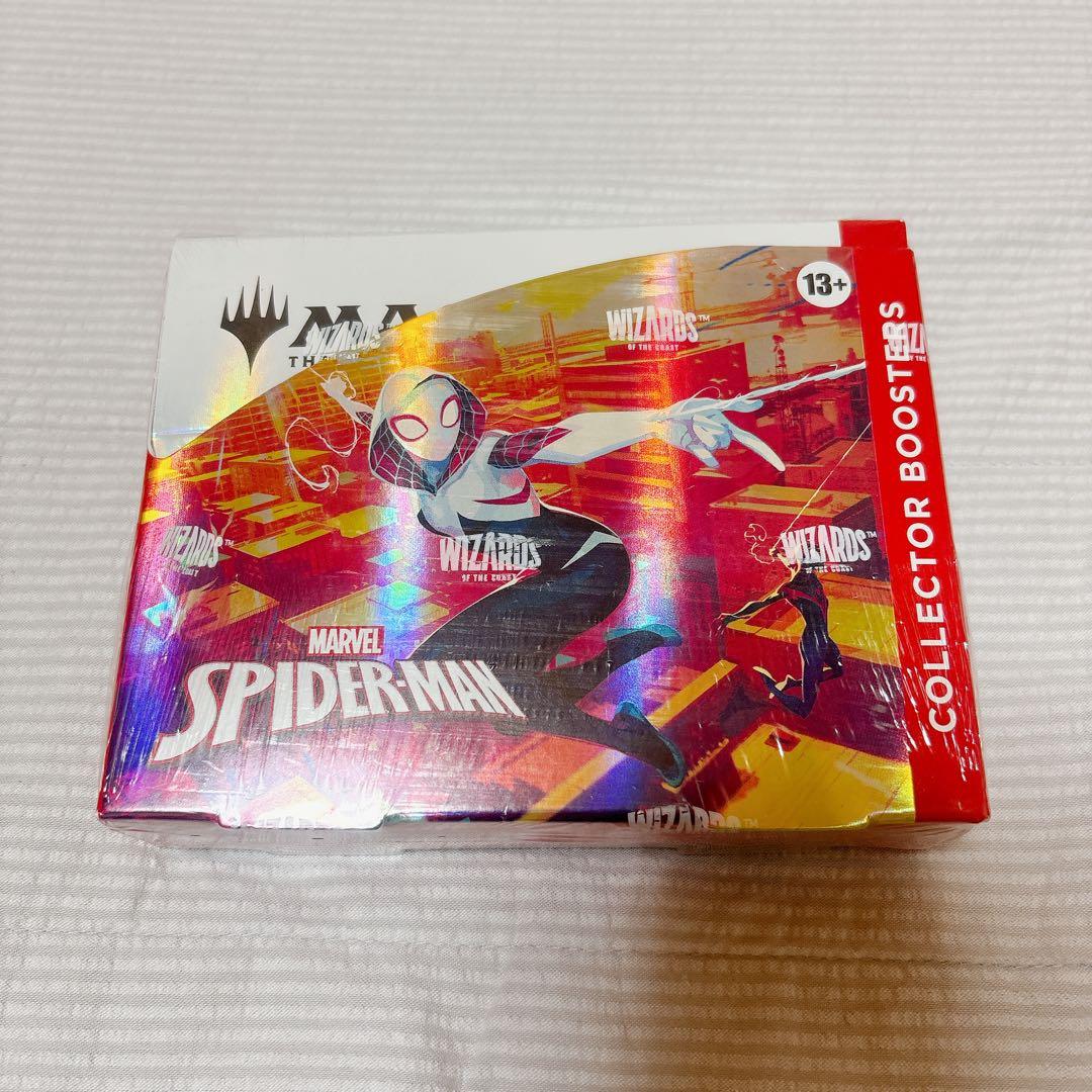 mtg スパイダーマン コレクターブースター 未開封boxシュリンク付 英語
