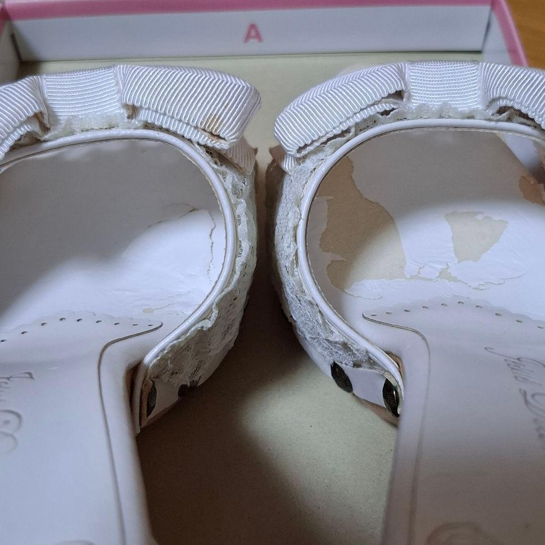 Jesus Diamante ホワイトリボンミュール