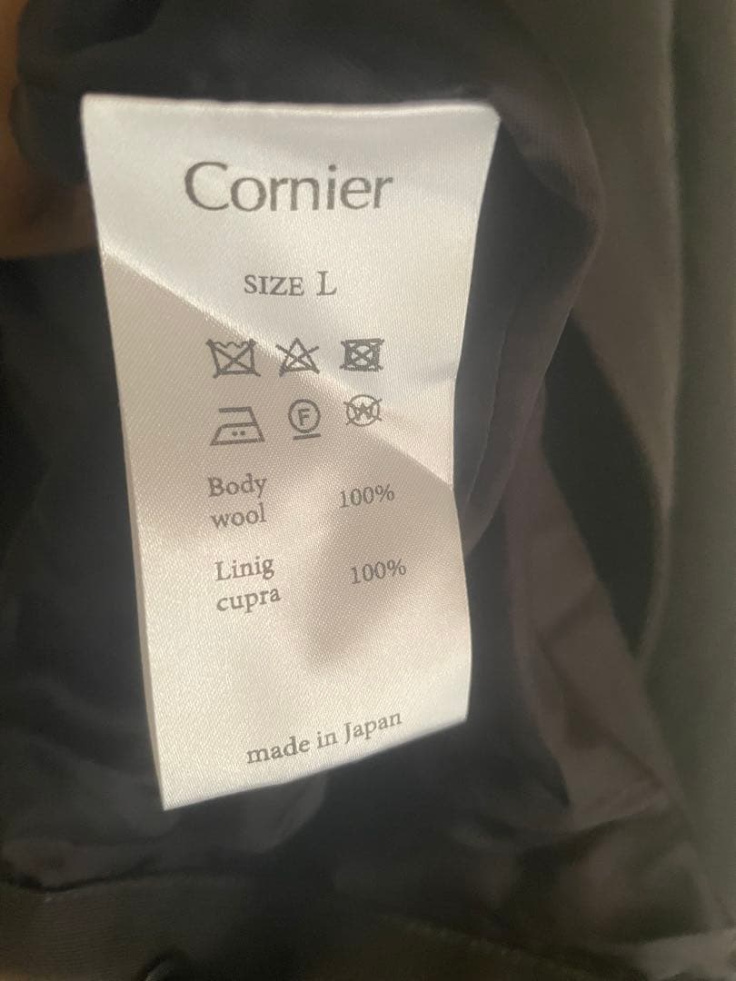 コルニエ THE FINEST WOOL CANVAS COACH JACKET - メルカリ