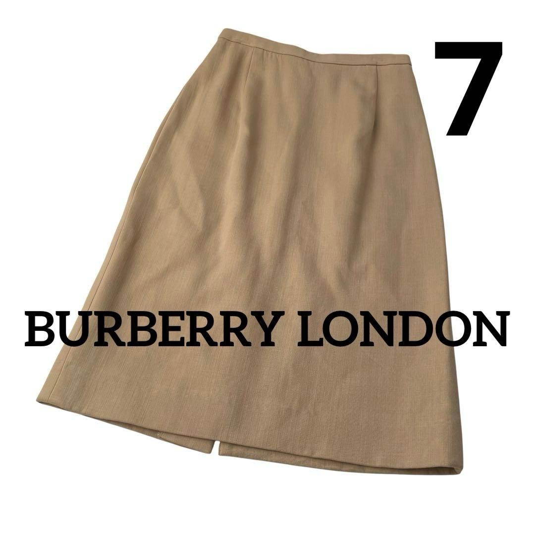 BURBERRY LONDON ウール スカート ベージュ 三陽商会 バーバリー