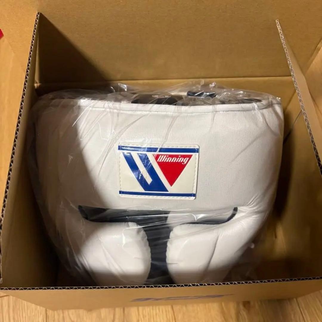 新品未使用　ウイニング　ヘッドギア　Mサイズ　FG2900 ウイニング(WINNING) ボクシング ヘッドギア フェイスガードタイプ