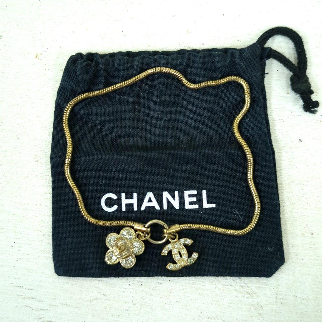 CHANEL シャネル ココマーク カメリア バッグチャーム ゴールドカラー シャネル ノベルティ カメリア 刺繍チャーム LA COLLECTION ココマーク