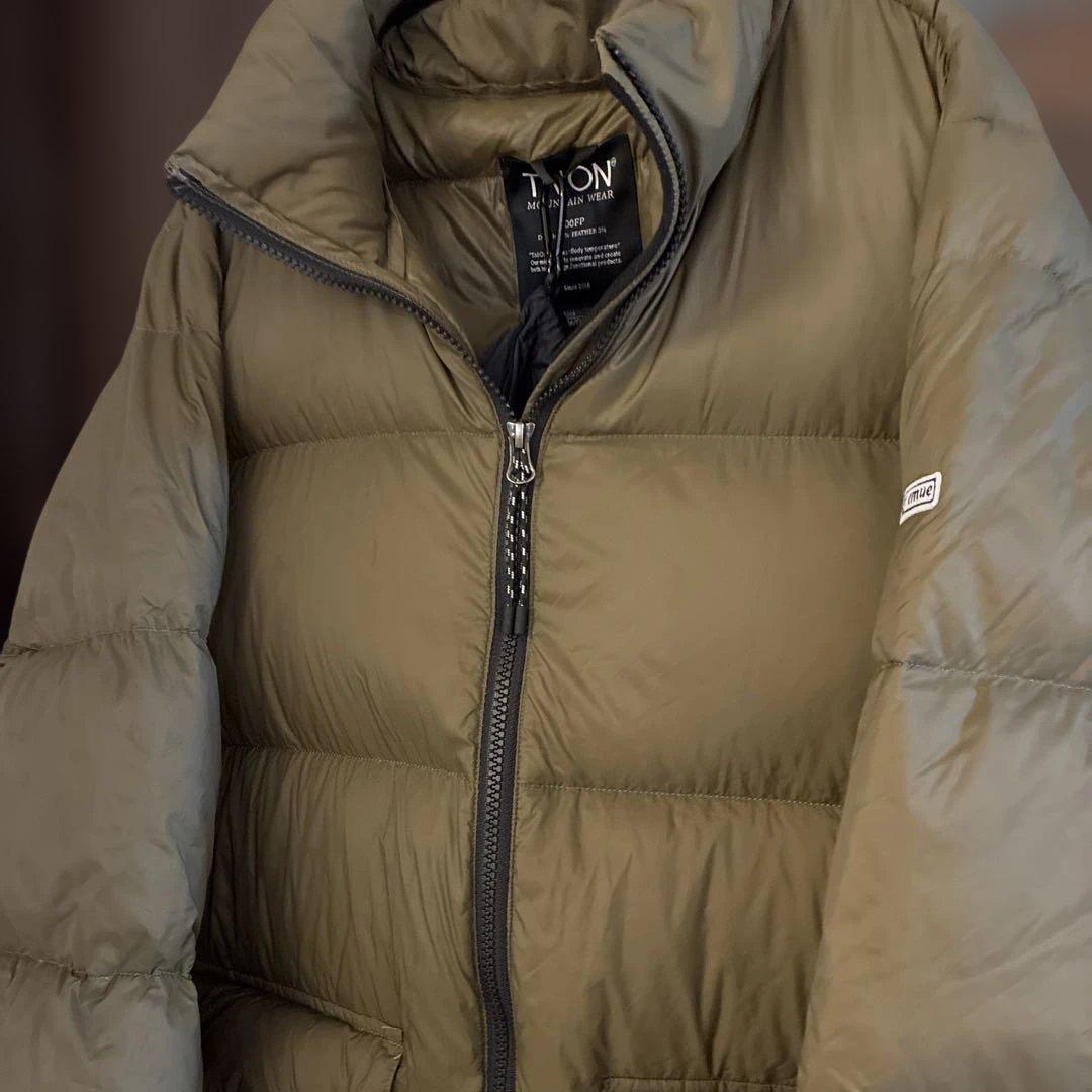 匿名配送☆ FREDYEMUE×TAION ダウンコート 保存袋付き - メルカリ