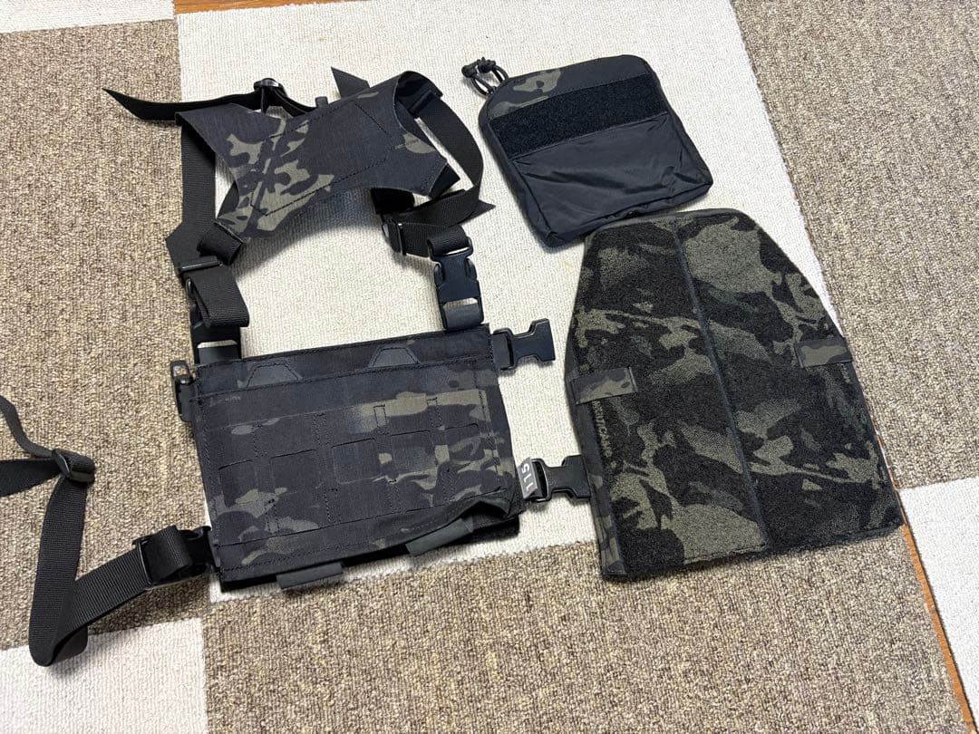 x115xtaylor マイクロチェストリグ　プレート　ポーチ　mcbk x115xtaylor マイクロチェストリグ プレート ポーチ mcbk x115xtaylor