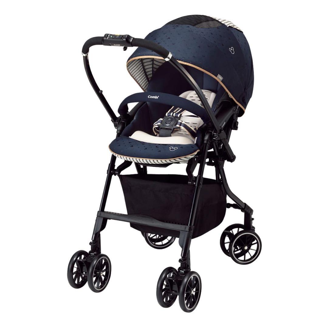 コンビ　ディズニー　ベビーカー　美品 Combi（コンビ） ベビーカー 中古 ディズニー ミッキー ミッキーマウス