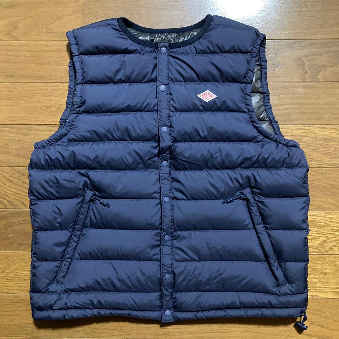 美品収納袋付きDANTON インナーダウン ベスト レディース クルーネック 楽天市場】レディース S ダントン インナーダウン クルーネック ベスト