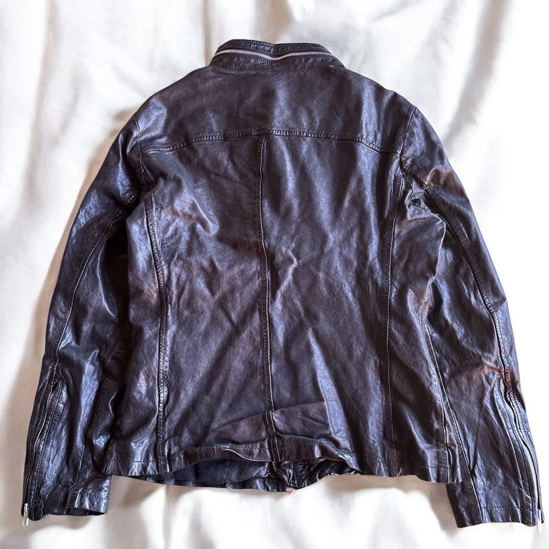 ✨希少✨キャシージェーン レザージャケット 2 黒 ラムレザー Y2K