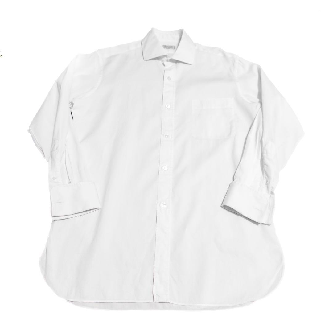 Charvet シャルべ ドレスシャツ ワイシャツ フランス製 長袖 白