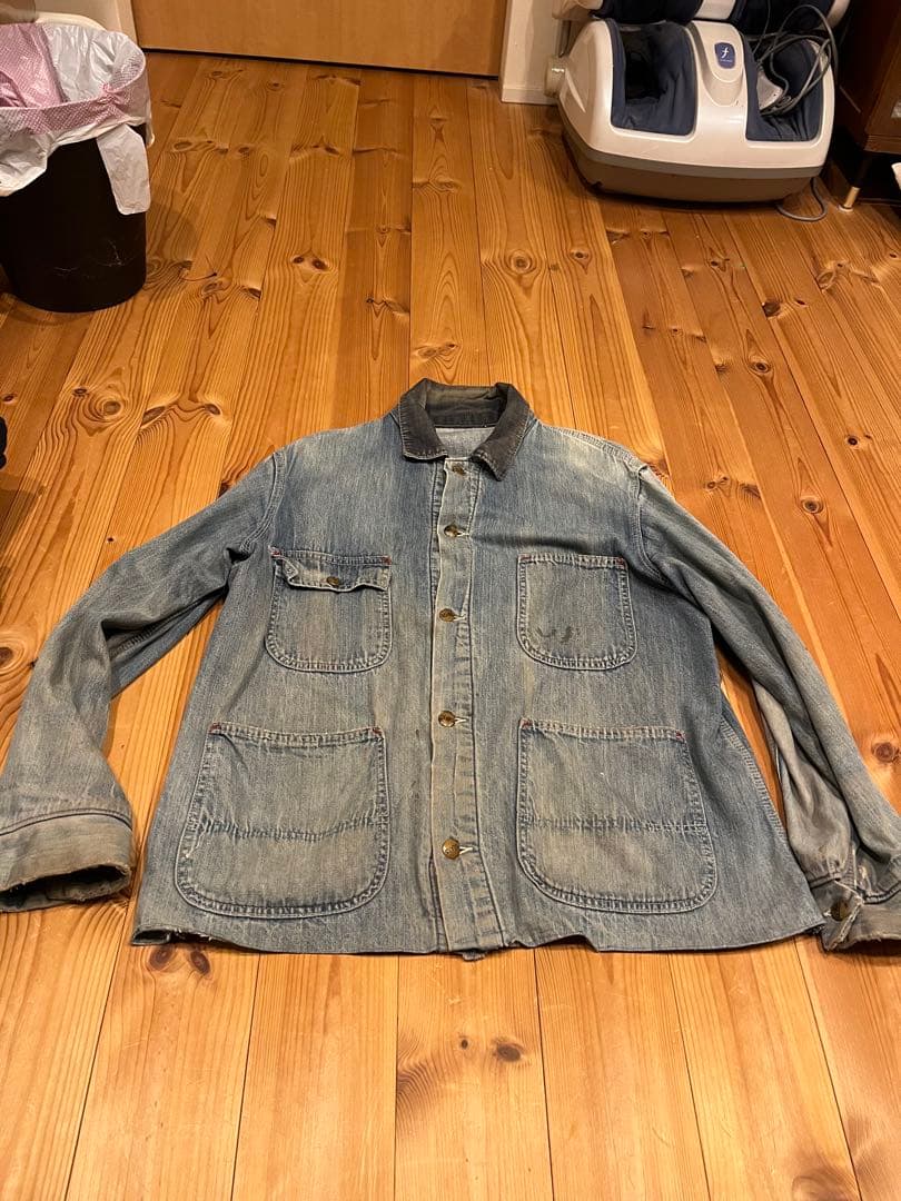 ヴィンテージシアーズカバーオール 古着 70年代 シアーズ Sears WORK LEISURE デニムカバーオール USA製