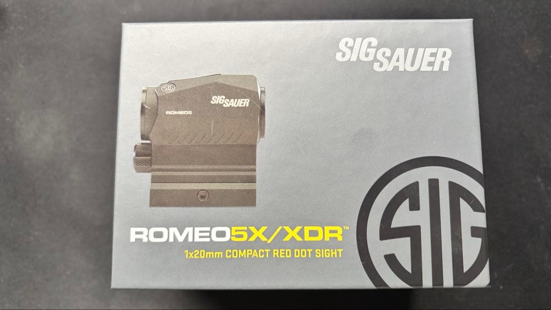 【実物】【値下げしました】SIG SAUER ROMEO5X SOR52101 Sig Sauer ROMEO 5 X 1x20 Red Dot Sight | Sig Sauer Rifle Scope