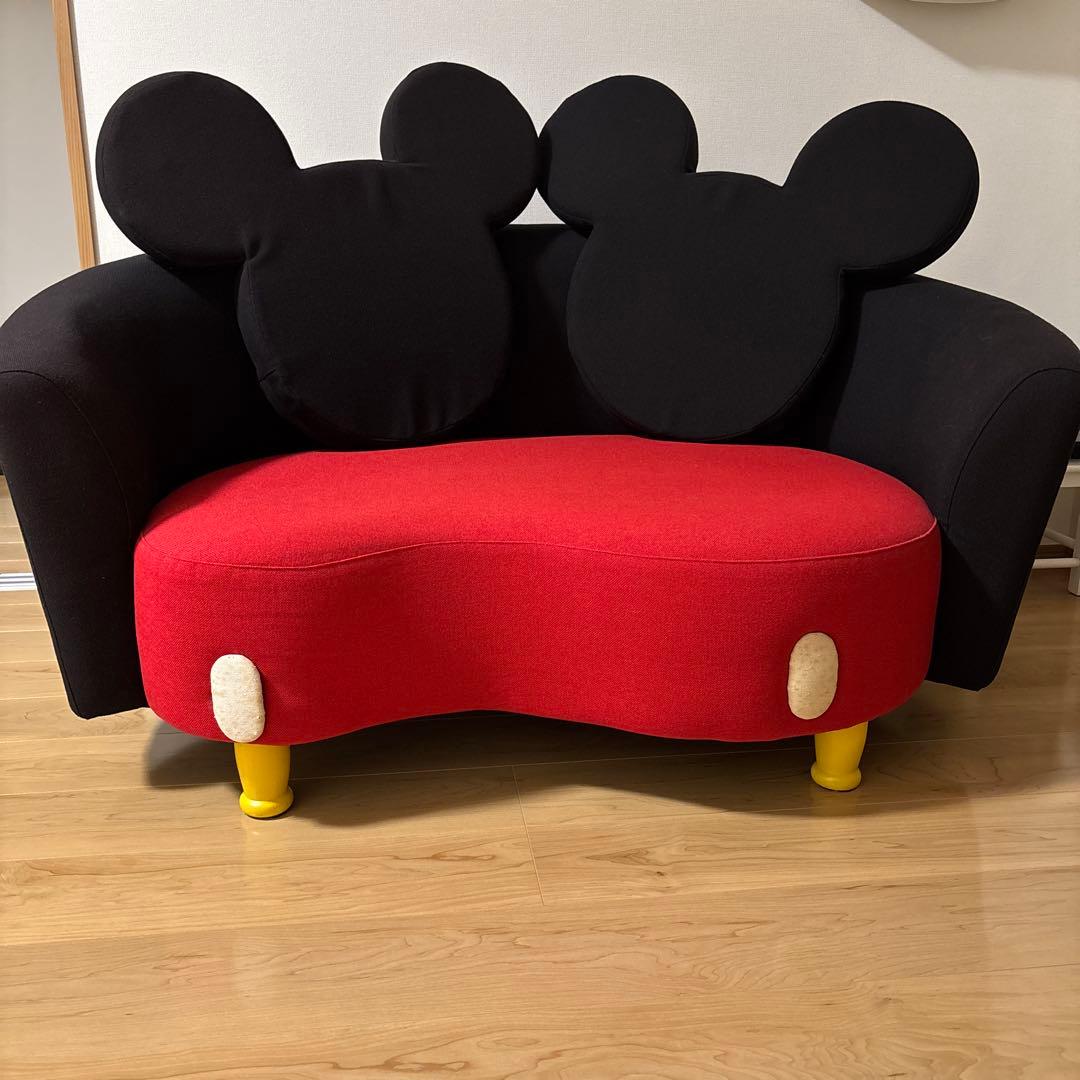 ミッキーマウス風ソファ 赤と黒 楽天市場】コスチュームソファ ミッキーマウス | ディズニー ソファー