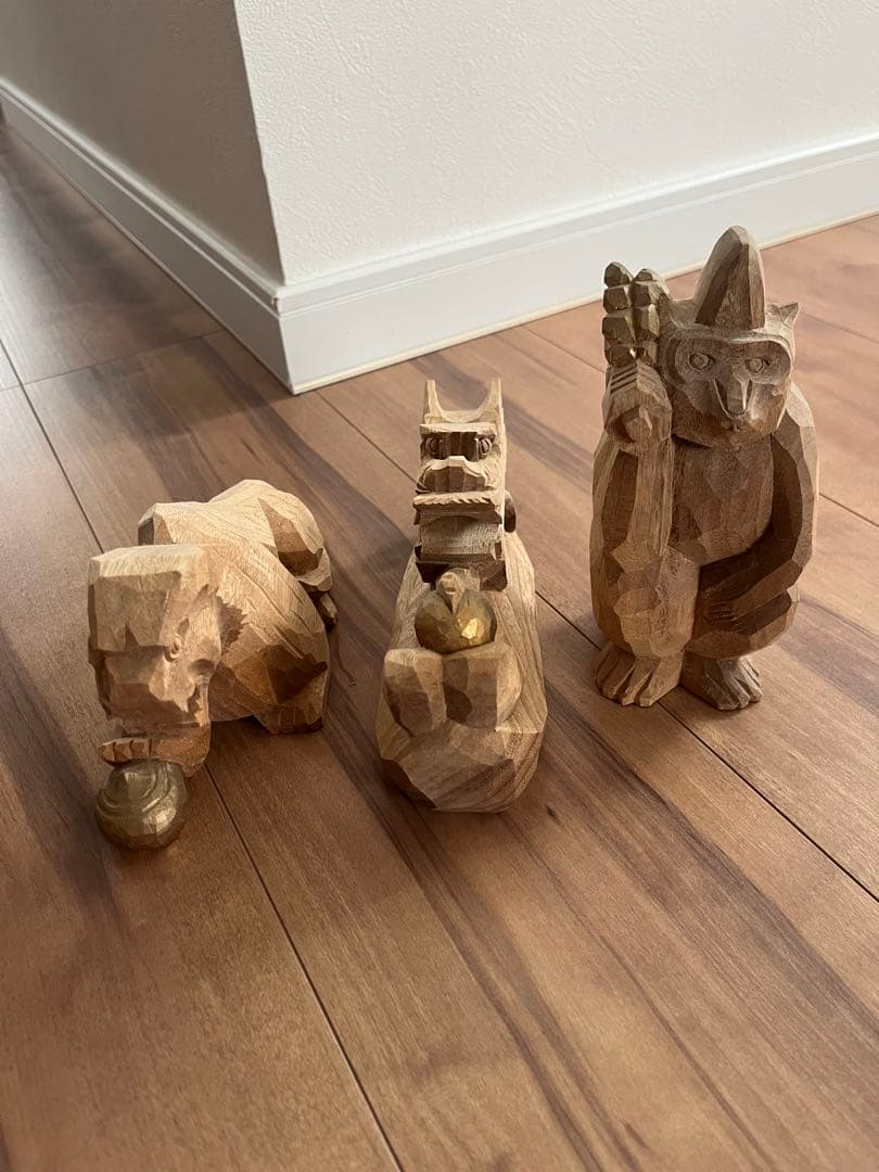 希少！ 森清 木彫り 十二支 置物 骨董 レトロ 木製 - メルカリ