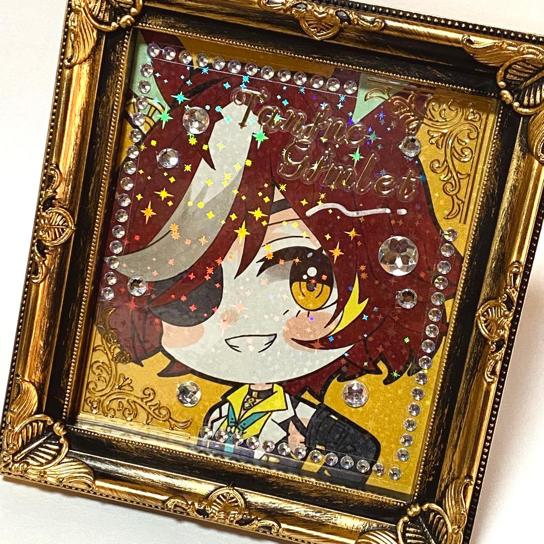 黒*ん様 フレーム付き＊ウマ娘 シンボリクリスエス＆タニノギムレット 手描きイラ