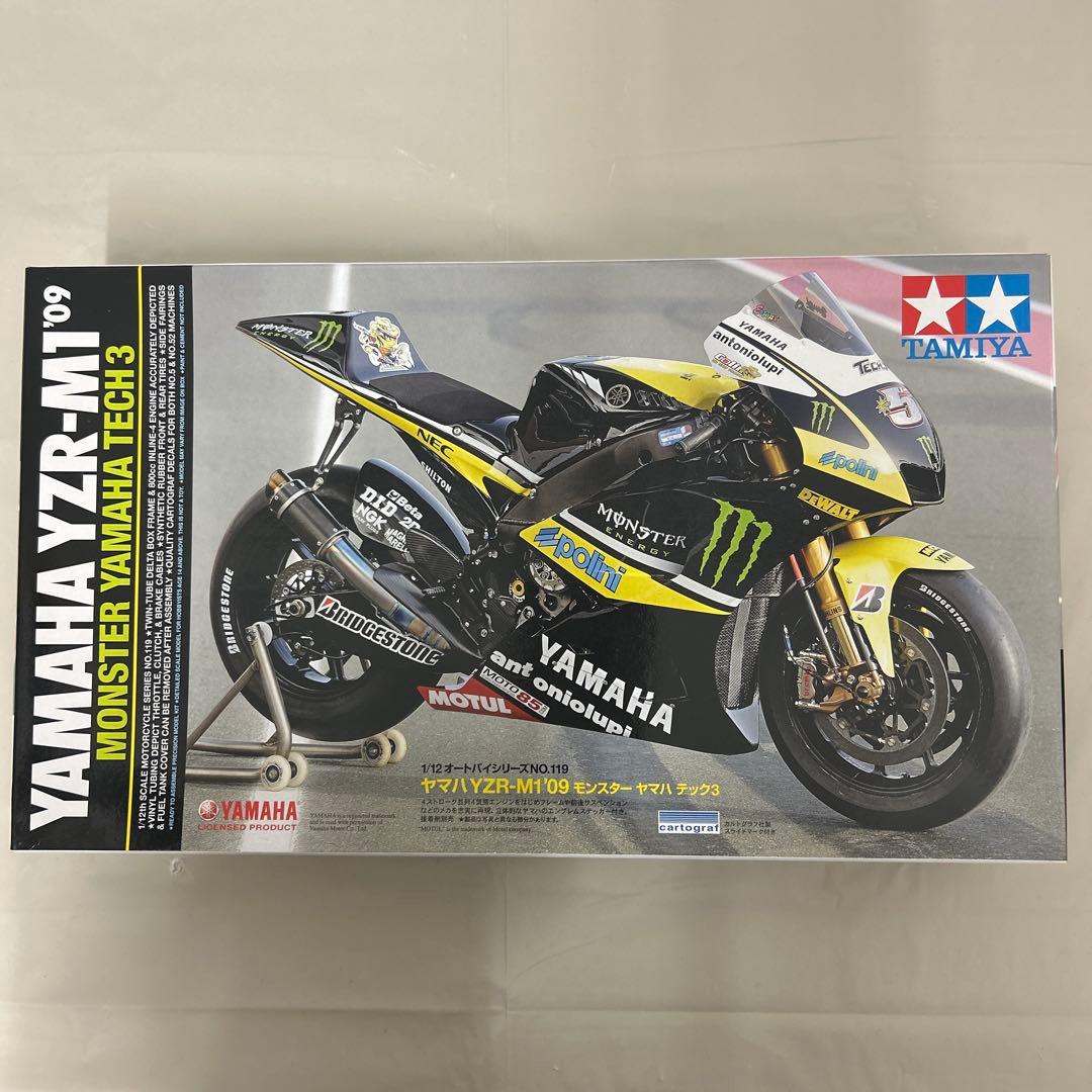 タミヤ 1/12 ヤマハYZR-M1 '09 モンスター ヤマハテック3 Yzr-M1 09 Monster Yamaha Tech3 none / Tamiya USA