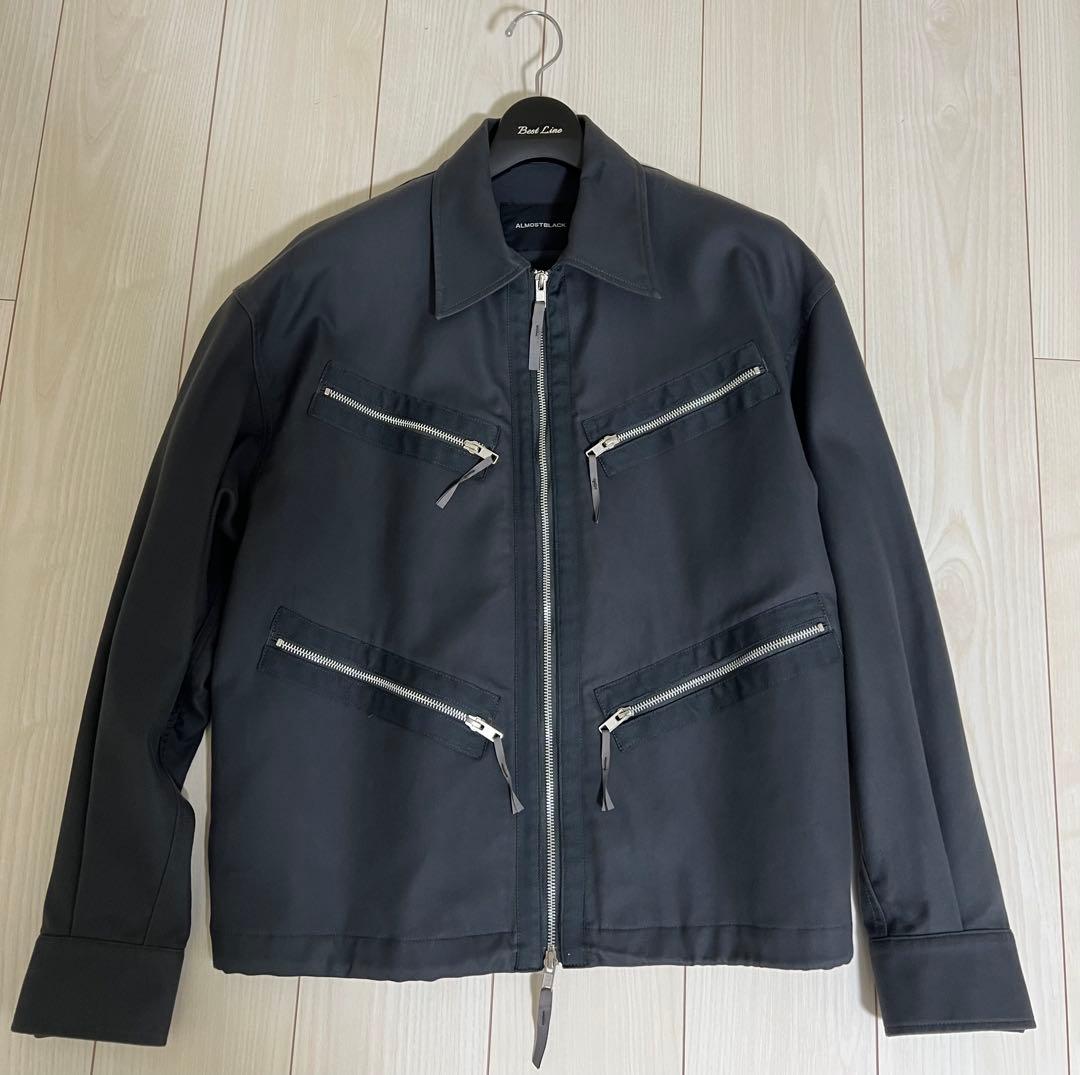 ALMOSTBLACK 22AW ジャケット 2026年最新】almostblack ジップの人気アイテム - メルカリ