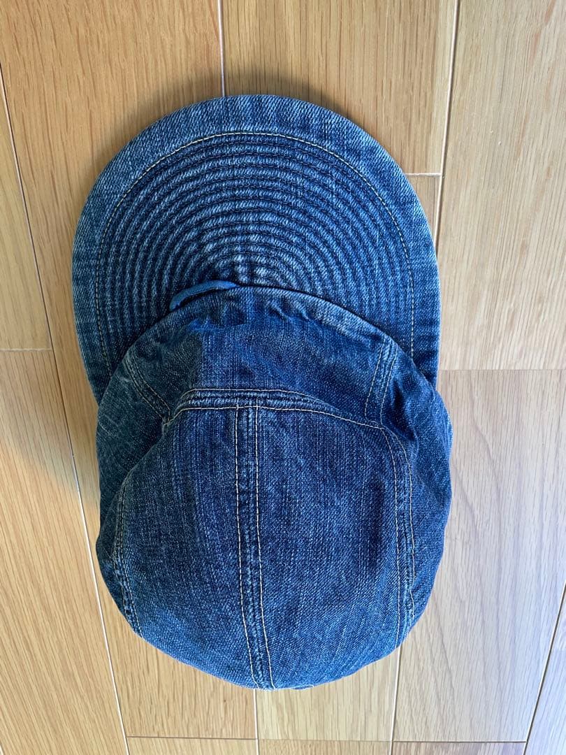 美品✨45rデニムハット　再度お値下げしました DECHO（デコー）XX デニム アーミーハット｜アメカジファッション通販