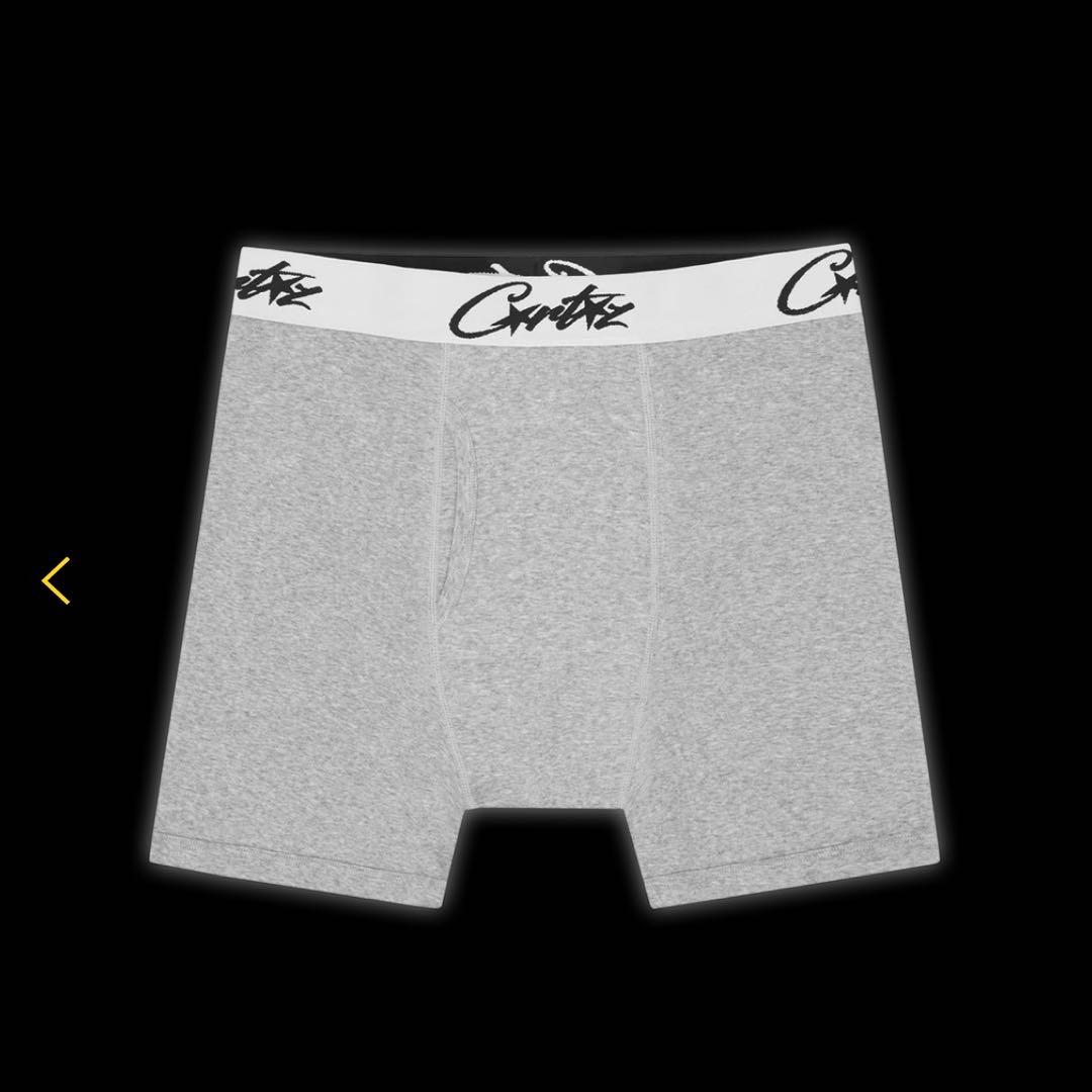 安く 買うファッション - ブラックボクサーパンツ corteiz 2枚