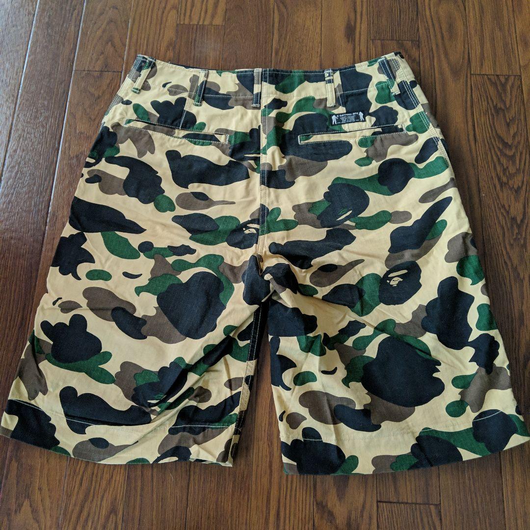 ☆APE エイプ 初期 猿迷彩 ショートパンツ ハーフパンツ☆ - メルカリ