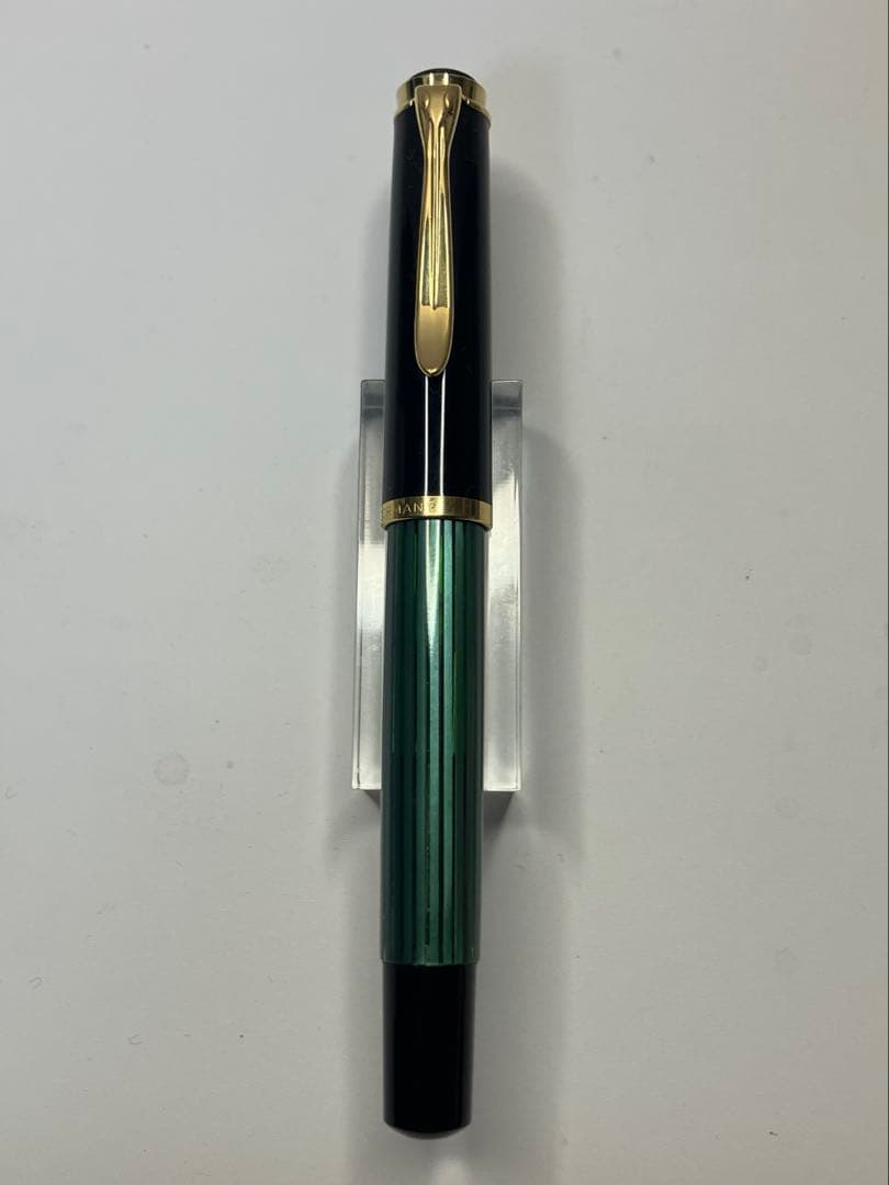 Pelikan M400(#500) green-stripe 緑縞 F-nib - montres-city.com