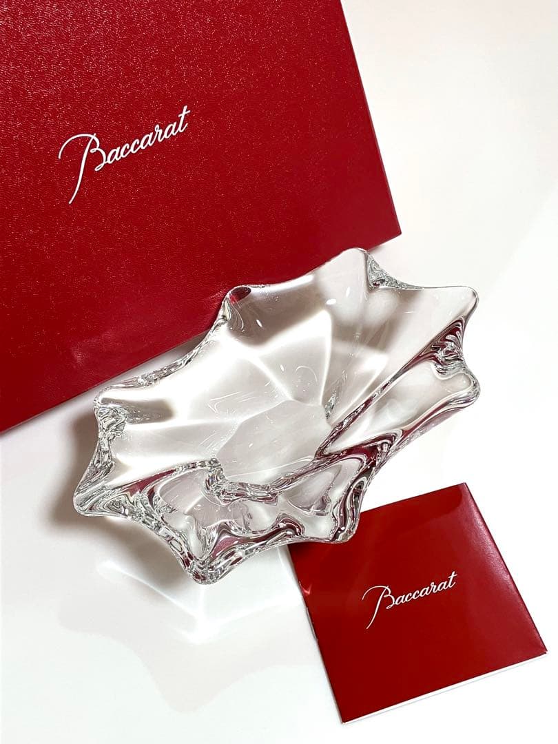 バカラ　灰皿　アクセサリートレイ　インテリア　小物入れ バカラ ボリュート アッシュトレイ（8cm）名入れ彫刻代込み トレイ