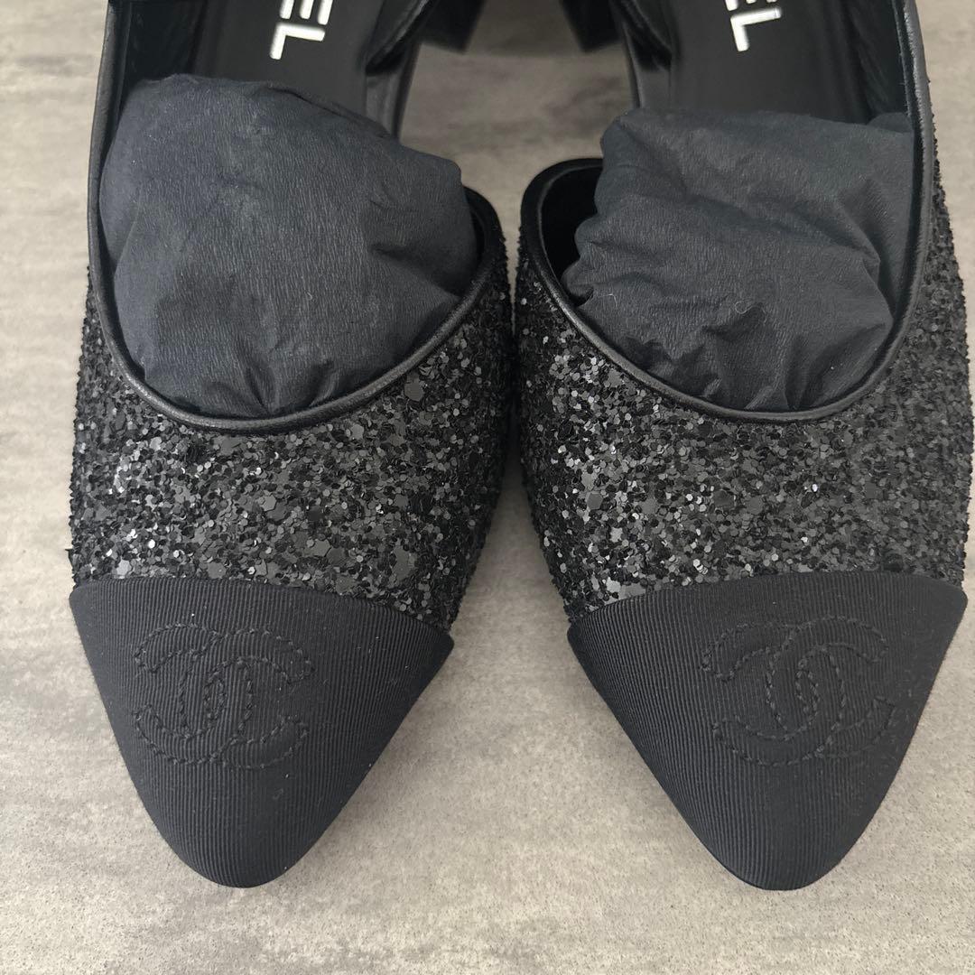 ほぼ未使用　シャネル　靴　バックストラップ　シューズ　36.5C 試し履きのみ