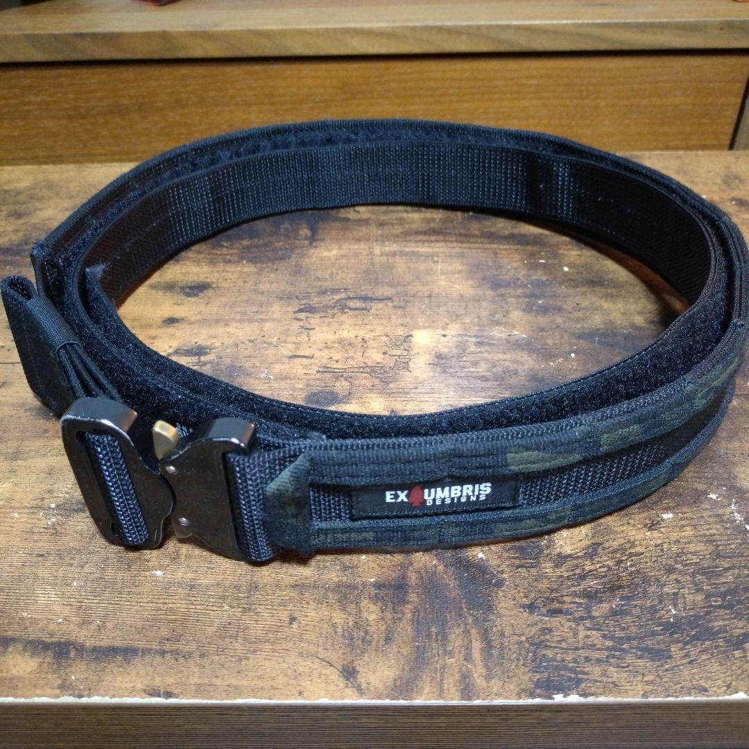 EX UMBRIS製 ガンファイターベルト　MCBカラー　Sサイズ ORDNANCE TACTICAL コブラバックル ガンファイター MOLLE ピストル