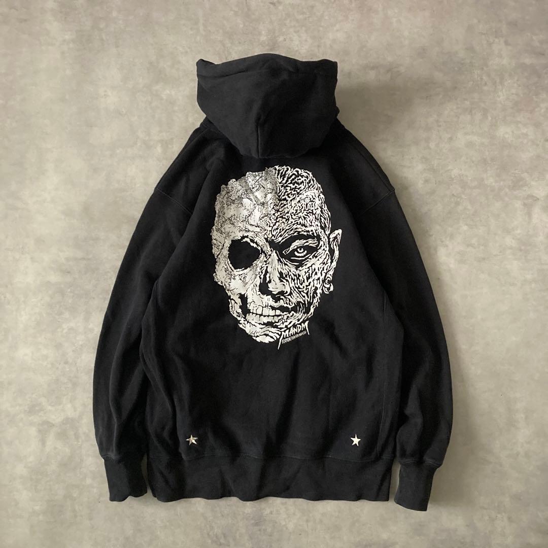 M&M × MASSES SWEAT HOODED M&M CUSTOM PERFORMANCE - SWEAT HOODED (×MASSES) (BLACK) / マシス