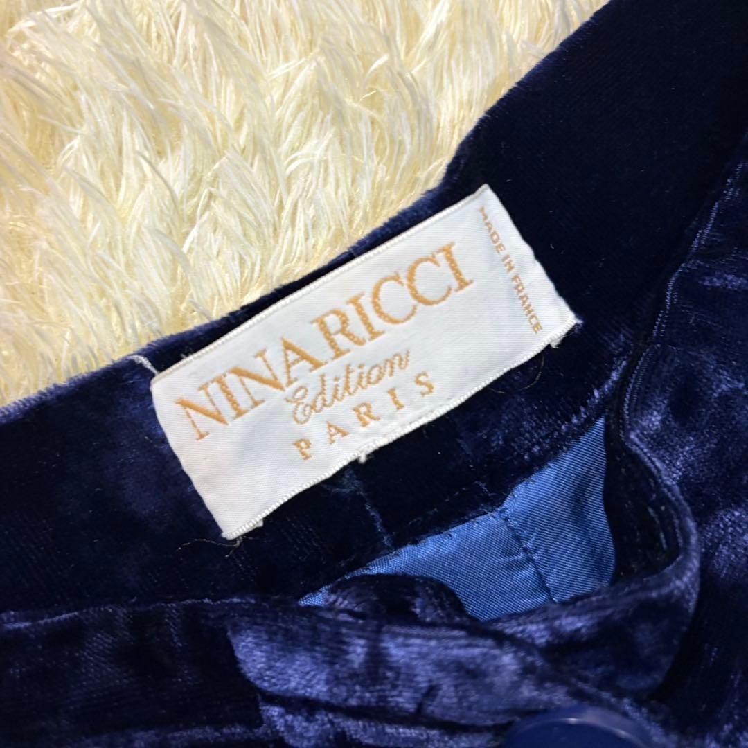 ニナリッチ NINA RICCI Edition セットアップ スーツ ベロア