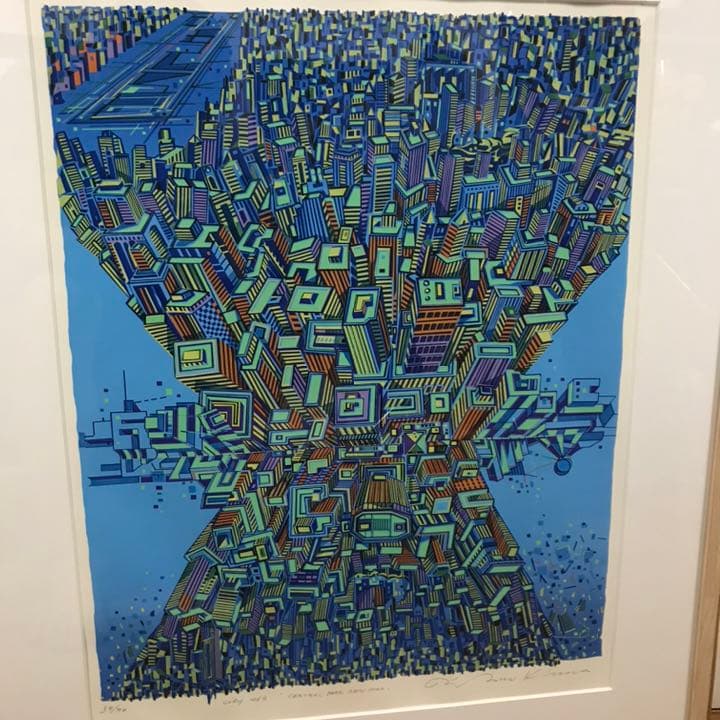 木村利三郎シルクスクリーン city464 - メルカリ