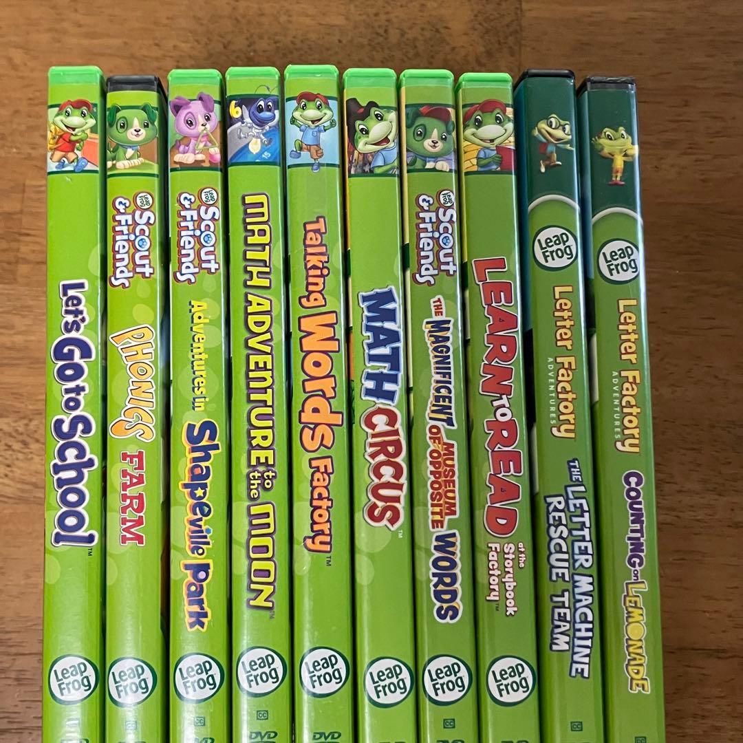 リープフロッグ dvd 10枚セット leapfrog 英語 - メルカリ