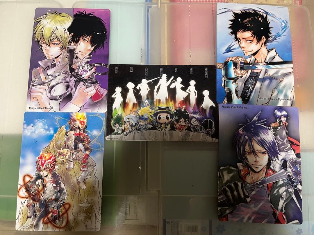 超激レア 家庭教師ヒットマンREBORN！ 下敷き 5点セット - メルカリ