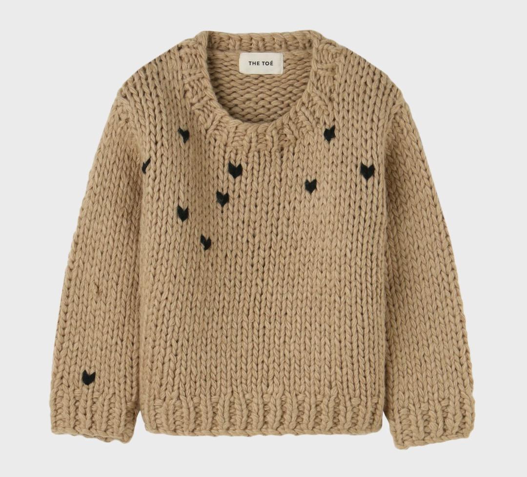 トップス THE TOE Notting-Hill Heart Knit Notting-Hill Heart Knit – THE TOÉ